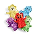 Learning Resources Feelings Family Handpuppen-Set, Handpuppen für Kinder, Gefühle...