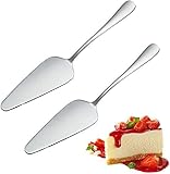 2 Stück Tortenheber aus Edelstahl, gezackter Torten- und Kuchenheber,...