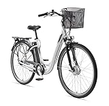 TELEFUNKEN E-Bike Damen 28 Zoll Elektrofahrrad - 7-Gang Shimano Nabenschaltung mit...