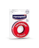 Hansaplast Fixierpflaster Classic (5 m x 1,25 cm), Tapeband zur einfachen und sicheren...