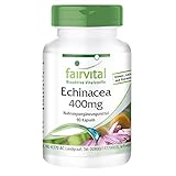 Fairvital | Echinacea Kapseln - 400mg Echinacea purpurea Pulver pro Kapsel - HOCHDOSIERT -...