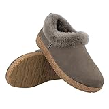 HAFLINGER Lammfellclog Iceland Filzpantoffel Hausschuh Anthrazit, Gr 40