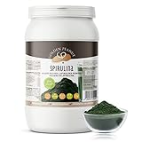 GOLDEN PEANUT Spirulina Algen Pulver 1 kg – 100% reines Spirulinapulver, Zellwände...