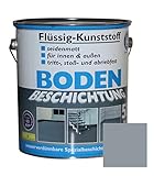 Flüssig Kunststoff 5L Bodenbeschichtung 50m² , Acryl, Betonfarbe Beton Beschichtung...