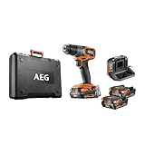 AEG Schlagbohrschrauber SUBCOMPACT 18 V BRUSHLESS, 65 Nm, 2 Akkus 2,0 Ah, Ladegerät,...