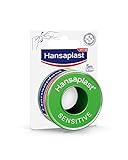 Hansaplast Fixierpflaster Sensitive (5 m x 2,5 cm), hypoallergenes Tapeband zur...