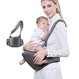 Ergonomische Babytrage, SUNVENO Baby Hüftsitzträger, Baby Hüftsitz mit verstellbarem...