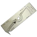 RIVERWELD RIVERWELD v-wac Gage Single Schweißnahtlehre Inspektion Metrisches Edelstahl