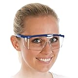 Allzweck-Schutzbrille EN166, beschlagfrei, kratzfest mit Polycarbonat-Gläsern