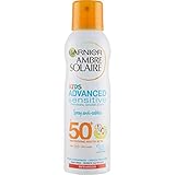 Garnier Ambre Solaire Schutzspray gegen Sand IP 50+ Advanced Sensitive Kids, sehr hoher...