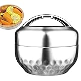 Buhygn Isolierter Lebensmittelbehälter, Edelstahl-Lunchbox, Thermo-Lunchbox,...