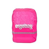 ERGOBAG Rucksack Regencape Shiny Regenhaube , Rosa