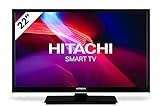 Hitachi 22HE4002 Smart-TV Wifi 22 Zoll 56cm Full HD LED DVB-S2/C/T2 - 12V/230Volt schwarz
