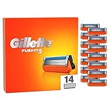 Gillette Fusion 5 Rasierklingen, 14 Ersatzklingen für Nassrasierer Herren mit 5-fach...