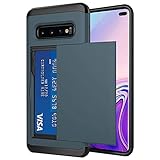 Für Samsung Galaxy S10 Plus S10E S10 5G S9 S8 S7 S6 Edge S5 Hülle Slide Armor Wallet...