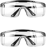 2 PCS Schutzbrille - Arbeitsschutzbrille Antibeschlag Antispeichel Augenschutzbrille...