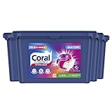 Coral Allin1 Caps Waschmittel Optimal Color Colorwaschmittel Pods für bunte Wäsche mit...