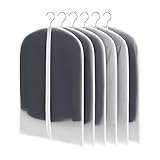 Kleidersack Anzug CNMTCCO Leichte Kleidersäcke 6 Stück Transparent 60x100 Cm Staubdicht...