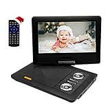 OYU Tragbarer DVD-Player, 29.5 cm (11.5 Zoll), 22.9 cm (9.5 Zoll) drehbarer Bildschirm,...