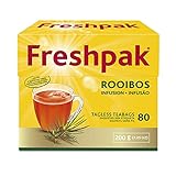 Freshpak Rooibos Teebeutel ohne Etikett, 80 Stück