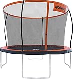 SportPlus | Gartentrampolin 305 & 366 cm, mit Außenstangen, Innennetz & Randabdeckung,...