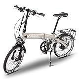 VELOJA® Ebike Klapprad – elektrisches Fahrrad faltbar – 20 Zoll – StZVO Ausstattung...