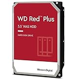 WD Red Plus interne Festplatte NAS 2 TB (3,5'', Workload-Rate 180 TB/Jahr, 5.400 U/min,...