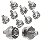 RedStar24 SAT F-Abschlusswiderstand Set – 75 Ohm F-Stecker Endwiderstand – Kompatibel...