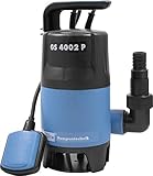 Güde 94630 Schmutzwassertauchpumpe GS4002P mit var.Schwimmerschalter (400W, 7500l/h, 5m...