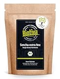 Biotiva Sencha Grüntee Bio 250g - Spitzenpreis - Vorratspackung für 100 Tassen - Mild,...