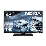 Nokia 43 Zoll (108cm) Full HD LED Fernseher Smart Android TV (, WLAN, HDR, Triple Tuner...