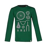 Band of Rascals Kinder Langarmshirt BMX Parts aus Bio-Baumwolle, Dark-Green, Gr: 152