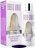 Silbershampoo - Anti-Gelbstich Purple Shampoo für blonde, blondierte, gesträhnte und...