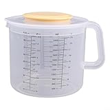 2 x 5 l Rührschüssel aus Kunststoff mit rutschfestem Boden und Rühröffnung