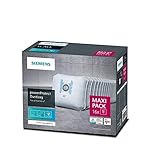Siemens 16x Staubsaugerbeutel powerProtect Typ G ALL VZ16GALL, 99,9% Feinstaubfilterung,...
