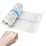 Wasserdicht Transparent Bandage, 5m x 15cm Duschpflaster Wasserfest Pflaster PU Folie...