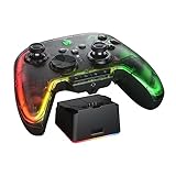 Kabellose Controller, BIGBIG WON Rainbow 2 Pro PC Controller, 6-Achsen-Gyro, Hall-Effekt...