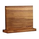 Messerhalter magnetisch Messerbrett - Messerblock Holz Magnethalter - Messerblock Messer...
