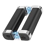 Handwärmer, wiederaufladbar, magnetische Handwärmer, 2-in-1 USB-Powerbank, 5000 mAh, 2...