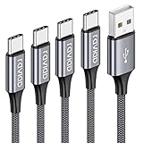 RAVIAD USB Typ C Kabel, [4Pack 0.5M 1M 2M 3M] Nylon Typ C Ladekabel und Datenkabel USB C...