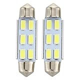 Gaoominy LED-Soffittenlampe, 5630 SMD, weißes Licht, 12 V Gleichstrom, 41 mm, niedriger...