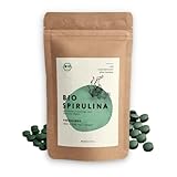 BIONUTRA® Spirulina-Presslinge Bio 1000 x 250 mg Tabletten, 100% rein & natürlich,...