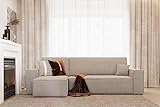 GREKPOL Ecksofa Paris Cord Stoff Poso Couch Sofa mit Schlaffunktion und Bettkasten...