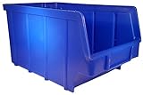 26 Stück Stapelboxen – blau – Größe 3 (145 x 248 x 127 mm) -...