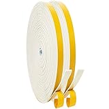 Dichtungsband Selbstklebendes für Türen Fenster, 6mm(B) x 1.5mm(D)/20m Schaumstoff...