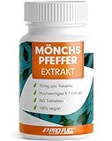 Mönchspfeffer hochdosiert - 365 Tabletten - 10mg hochwertiges Mönchspfeffer-Extrakt...