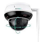 SV3C PTZ WLAN Dome Kamera Überwachungskamera Aussen Indoor 5MP mit Auto Tracking Infrarot...