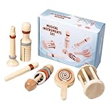 ycezw Baby Holz Rassel Set - Baby Rassel Spielzeug Set, Rasselspielzeug Häkelspielzeug...