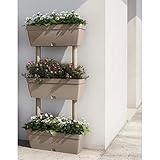 Chusui Pflanzkübel 6-TLG Blumenkasten Balkon, Blumentopf, Flowerpot, Blumenkübel,...