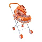 Baby Puppenwagen Klappbarer Kinderwagen für Puppen Spielzeug Kinderwagen für Babypuppen...